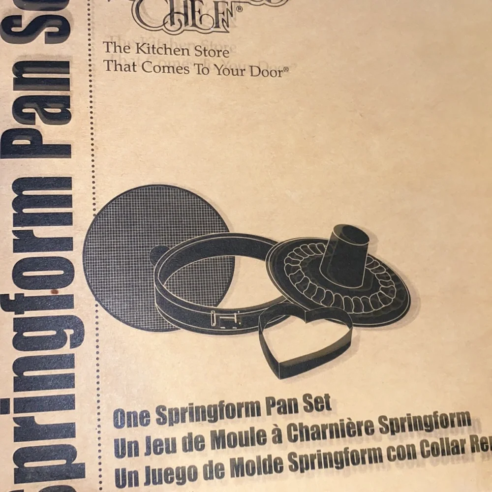 The Pampered Chef Springform Pan set NWT #1540